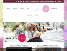 Tablet Screenshot of channelmom.com
